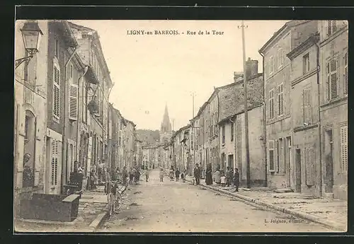 AK Ligny-en-Barrois, Rue de la Tour