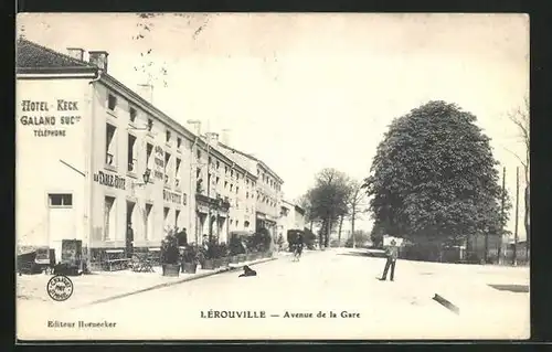 AK Lerouville, Avenue de la Gare