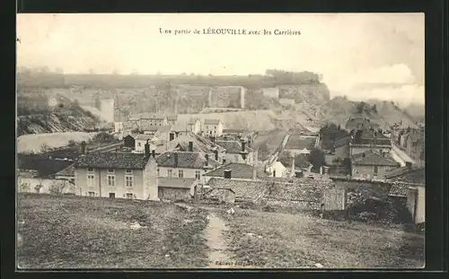 AK Lerouville, Panorama avec les Carrières