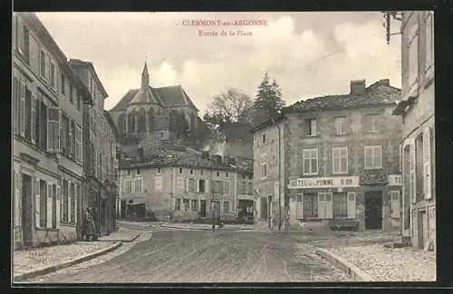 AK Clermont-en-Argonne, Entree de la Place