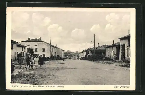 AK Beney, Rue Haute, Route de Verdun