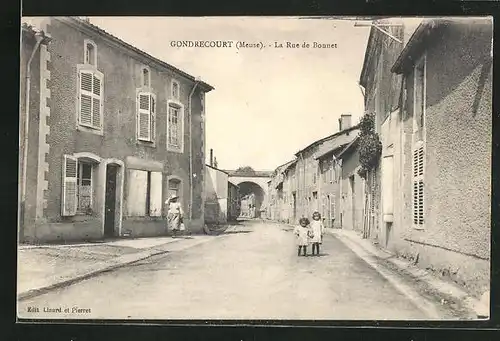 AK Gondrecourt, la Rue de Bonnet