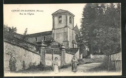 AK Conde-en-Barrois, Rue de l`Eglise