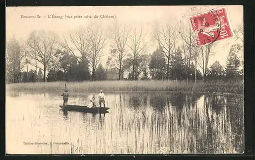 AK Bouconville, L`Ètang (vue prise cotè du Chateau)