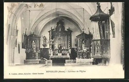 AK Boviolles, Intèrieur de l`Eglise