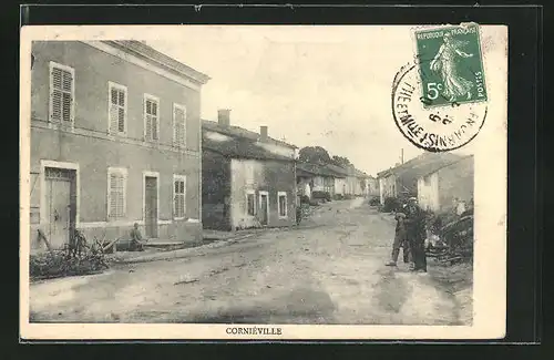 AK Cornieville, Une Rue