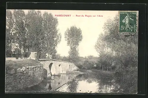 AK Nubecourt, Pont du Paquis sur l'Aire