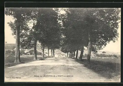 AK Pont-sur-Meuse, Route de Lerouville