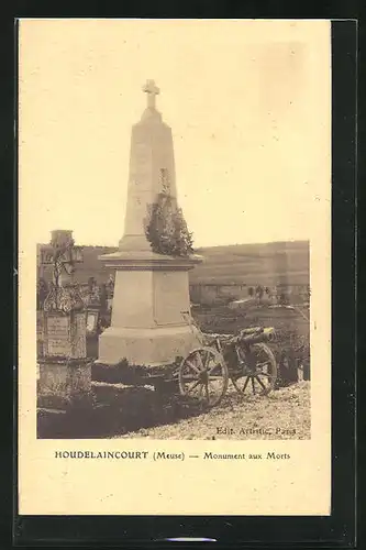 AK Houdelaincourt, Monument aux Morts