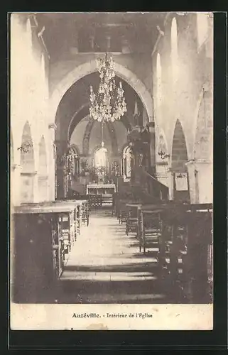 AK Auzéville, Intérieur de l`Eglise