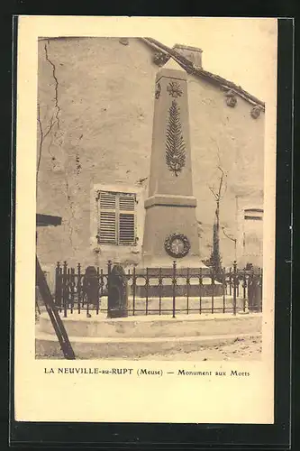 AK La Neuville-au-Rupt, Monument aux Morts