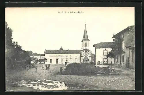 AK Valhey, Mairie et Eglise