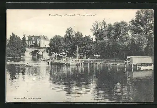 AK Essay-les-Nancy, l'Pont, Ponton du Sport Nautique