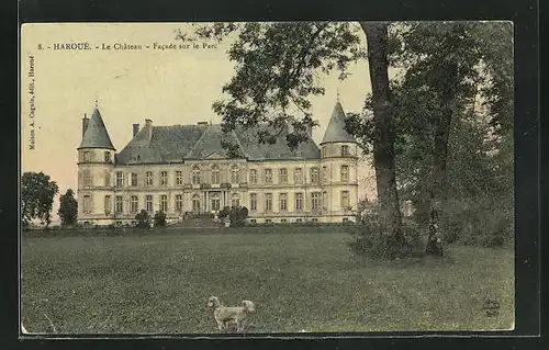 AK Haroue, le Chateau, Facade sur le Parc