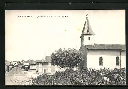 AK Courbesseaux, Place de l'Eglise