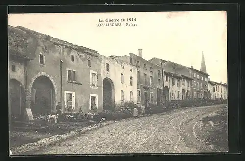 AK Rozelieures, Ruines