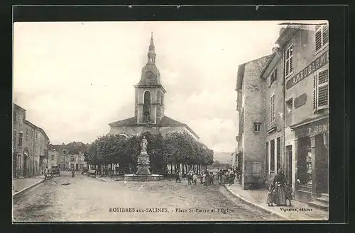 AK Rosieres-aux-Salines, Place St-Pierre et l`Eglise