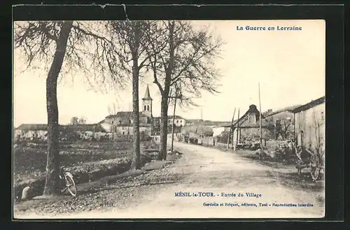 AK Menil-la-Tour, Entrée du Village