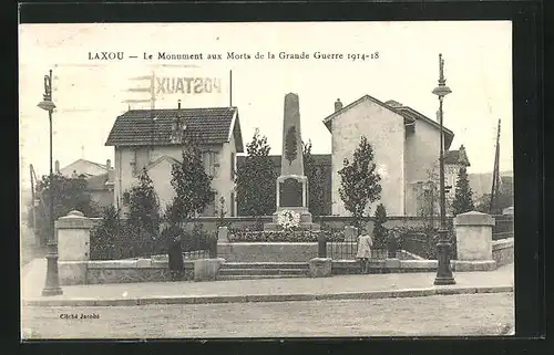 AK Laxou, Le Monument aux Morts de la Grande Guerre 1914-18
