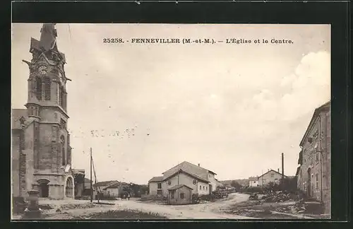 AK Fenneviller, L`Église et le Centre
