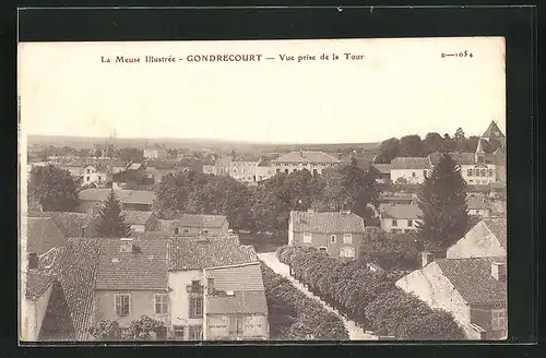 AK Gondrecourt, Vue prise de la Tour