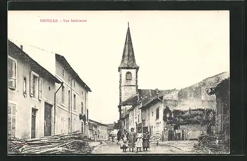 AK Einville, Vue Interieure, l'Eglise