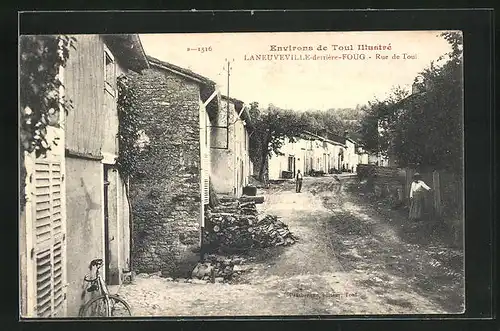 AK Laneuveville-derriere-Foug, Rue de Toul