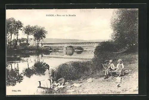 AK Bayon, Pont sur la Moselle
