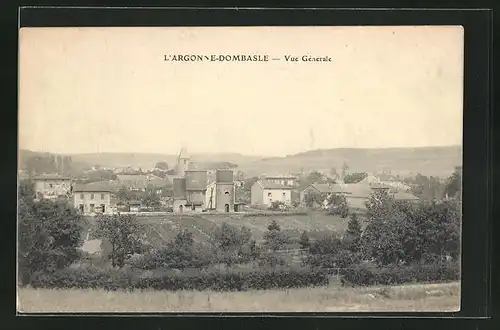 AK L`Argonne-Dombasle, Vue Générale