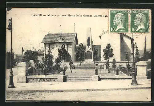 AK Laxou, Monument aux Morts de la Grande Guerre 1914