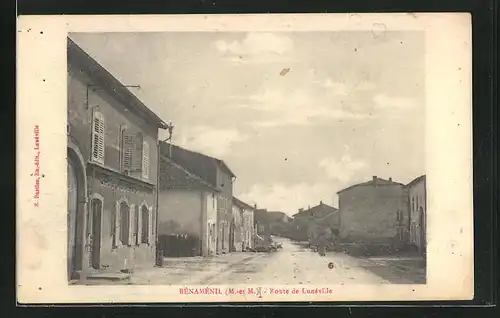 AK Benamenil, Route de Luneville