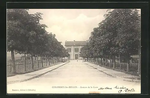 AK Colombey-les-Belles, Avenue de la Gare