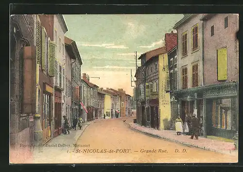 AK Saint-Nicolas-de-Port, Grande Rue