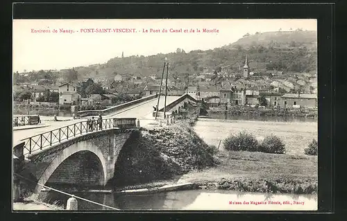 AK Pont-Saint-Vincent, Le Pont du Canal et de la Moselle