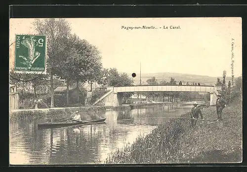 AK Pagny-sur-Moselle, Le Canal