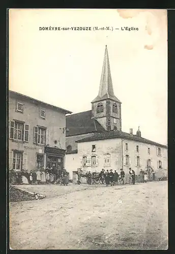 AK Domèvre-sur-Vezouze, L`Eglise