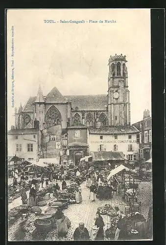 AK Toul, Saint-Gengoult, Place du Marché