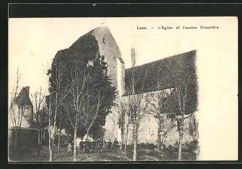 AK Laas, l'Eglise et l'ancien Cimetiere