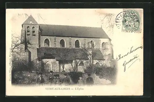 AK Vitry-aux-Loges, l'Eglise