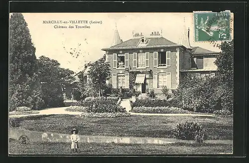 AK Marcilly-en-Villette, Chateau des Tourelles