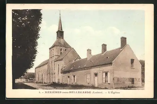 AK Mezieres-sous-Bellegarde, l'Eglise