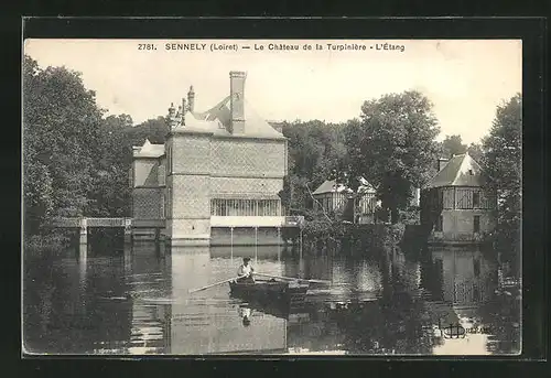 AK Sennely, le Chateau de la Turpiniere, l'Etang