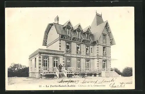 AK La Ferté-Saint-Aubin, Château de la Grisonnière