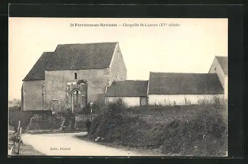 AK Ferrières-en-Gatinais, Chapelle St-Lazare XVe siècle