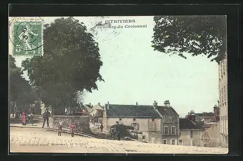 AK Pithiviers, Faubourg du Croissant