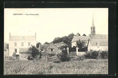 AK Cravant, vue d'ensemble, l'Eglise
