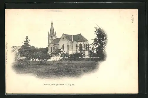 AK Combreux, L`Eglise, die Kirche