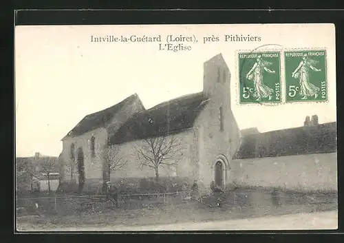 AK Intville-la-Guétard, l'Eglise