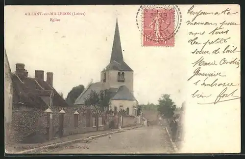 AK Aillant-sur-Milleron, l'Eglise