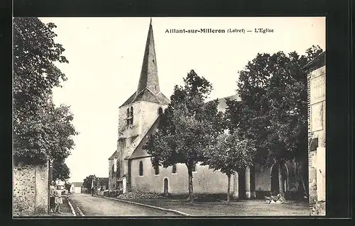 AK Aillant-sur-Milleron, l'Eglise